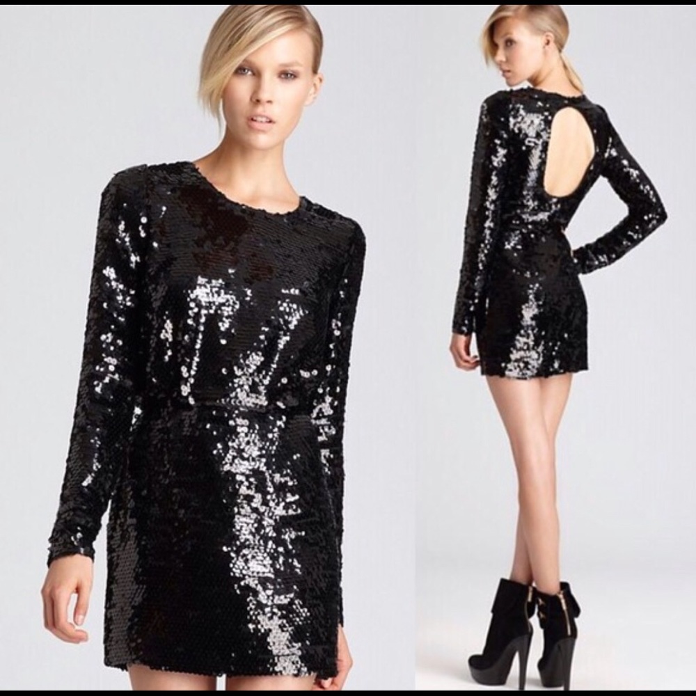 BOGO Rachel Zoe Selita Blouson Sequin Dress